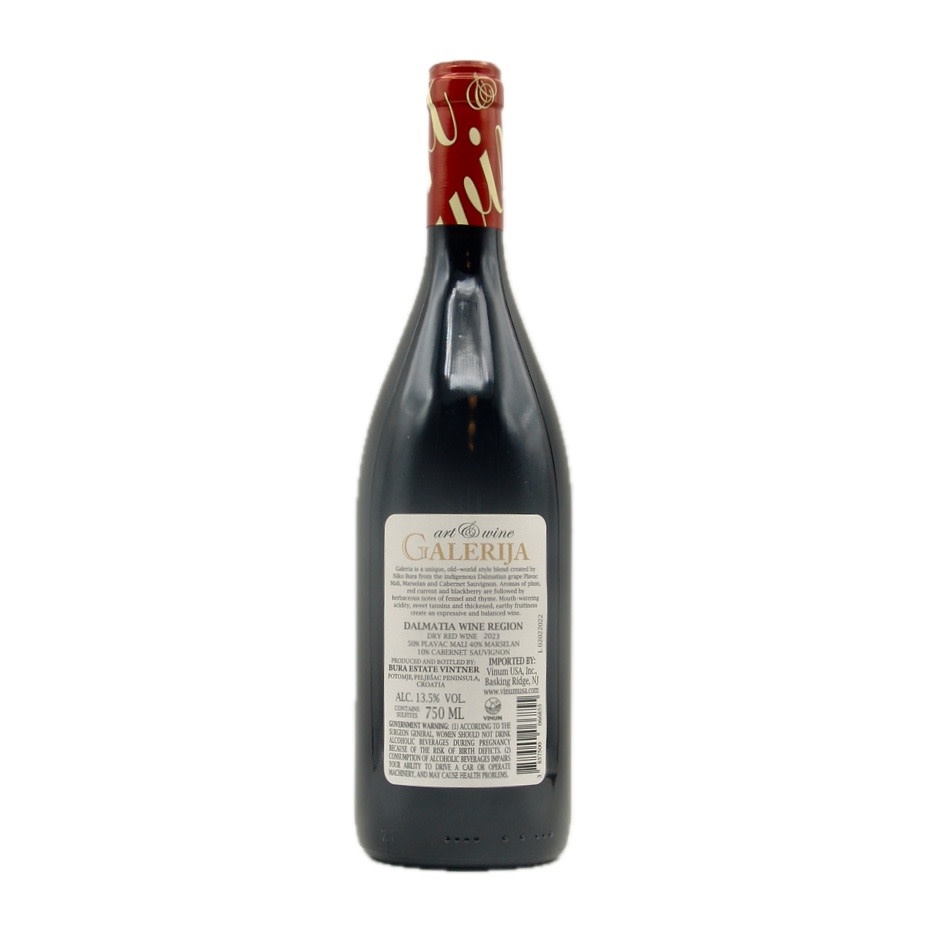 Croatian Red 2023 Bura Estate "Galerija"