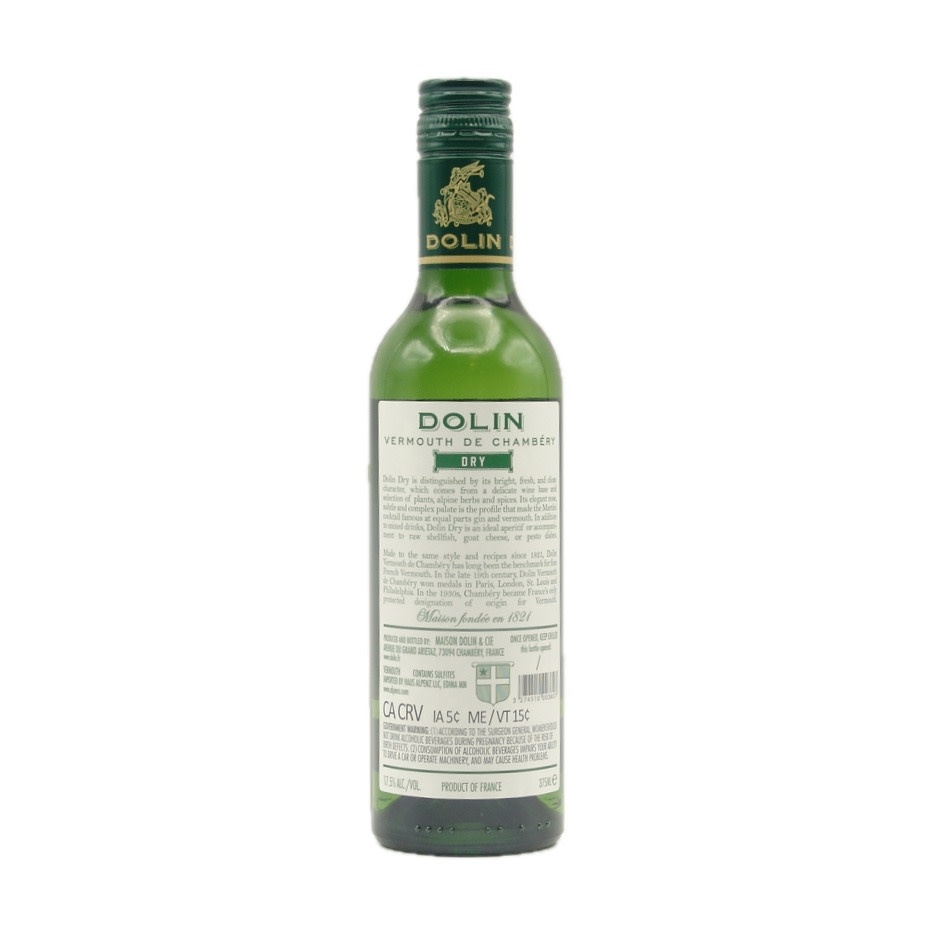 Dolin Vermouth de Chambery A.O.C. Dry 375ml (35 Proof)