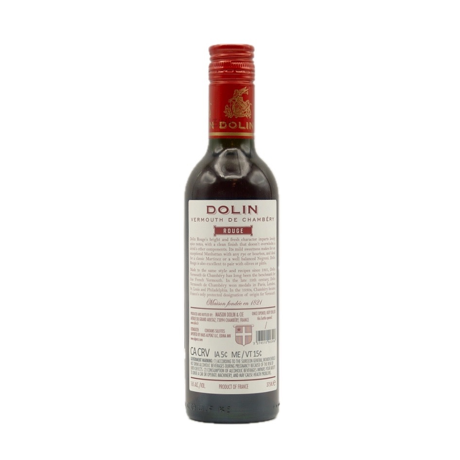 Dolin Vermouth de Chambery A.O.C. Rouge 375ml (32 Proof)