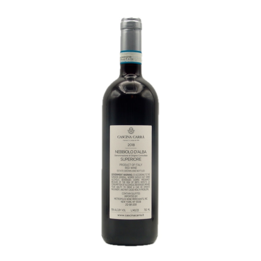 Nebbiolo D Alba Superiore 2018 Cascina Carra "Tita" 750ml