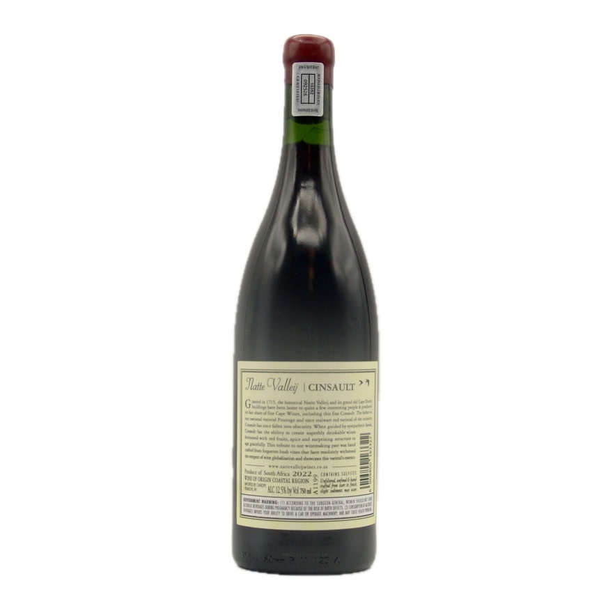South African Coastal Cinsault 2022 Natte Valleij  750ml