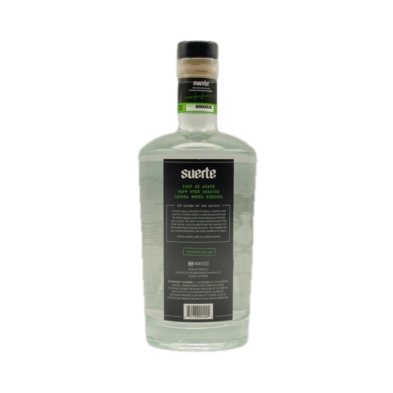 Suerte Tequila Blanco (80 proof) 750ml