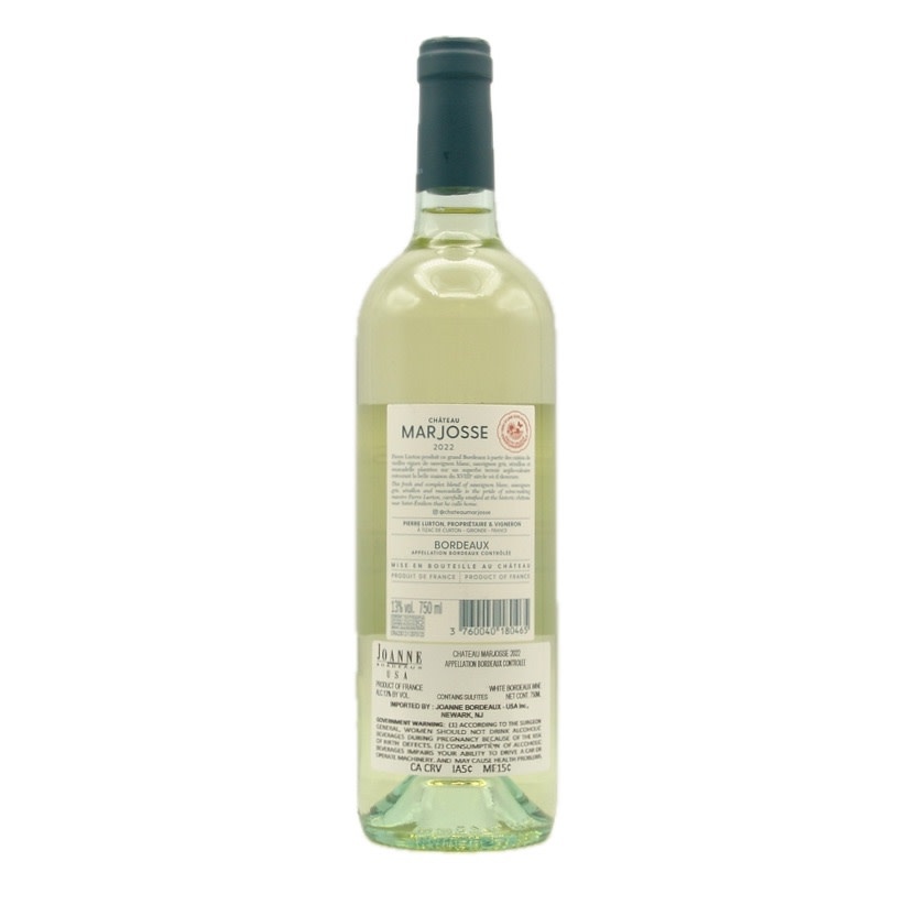 Bordeaux Blanc 2022 Chateau Marjosse 750ml