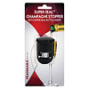 Premium Sparkling Double-Clamp Stopper Black