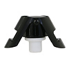 Premium Sparkling Double-Clamp Stopper Black