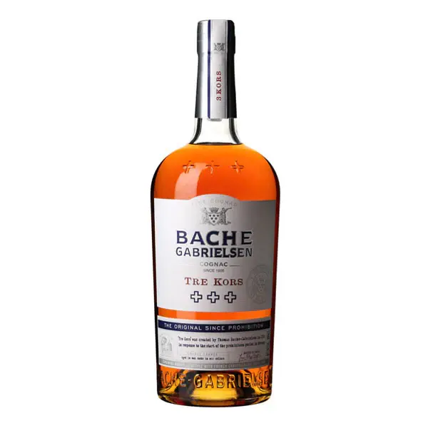 Bache Gabrielsen  VS "Tre Kors" Cognac 700ml (80 proof)