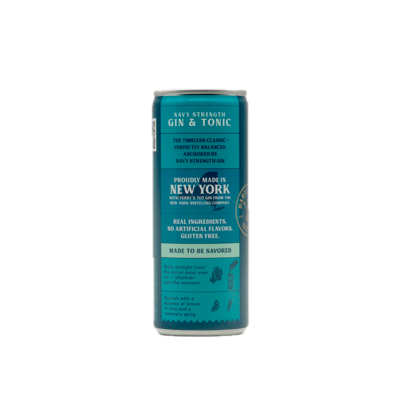 Social Hour Cocktail Gin &Tonic "Navy Strength" Can (11.5% alc) 250ml