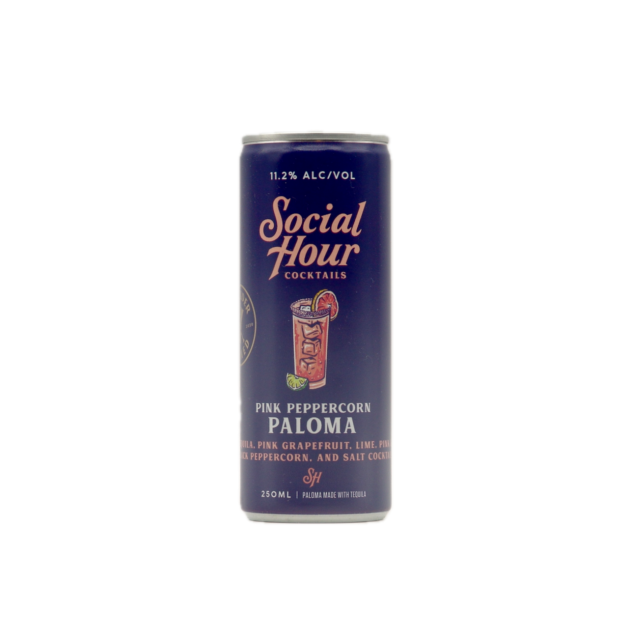 Social Hour Cocktail Paloma Pink Peppercorn Can (11.2% alc) 250ml
