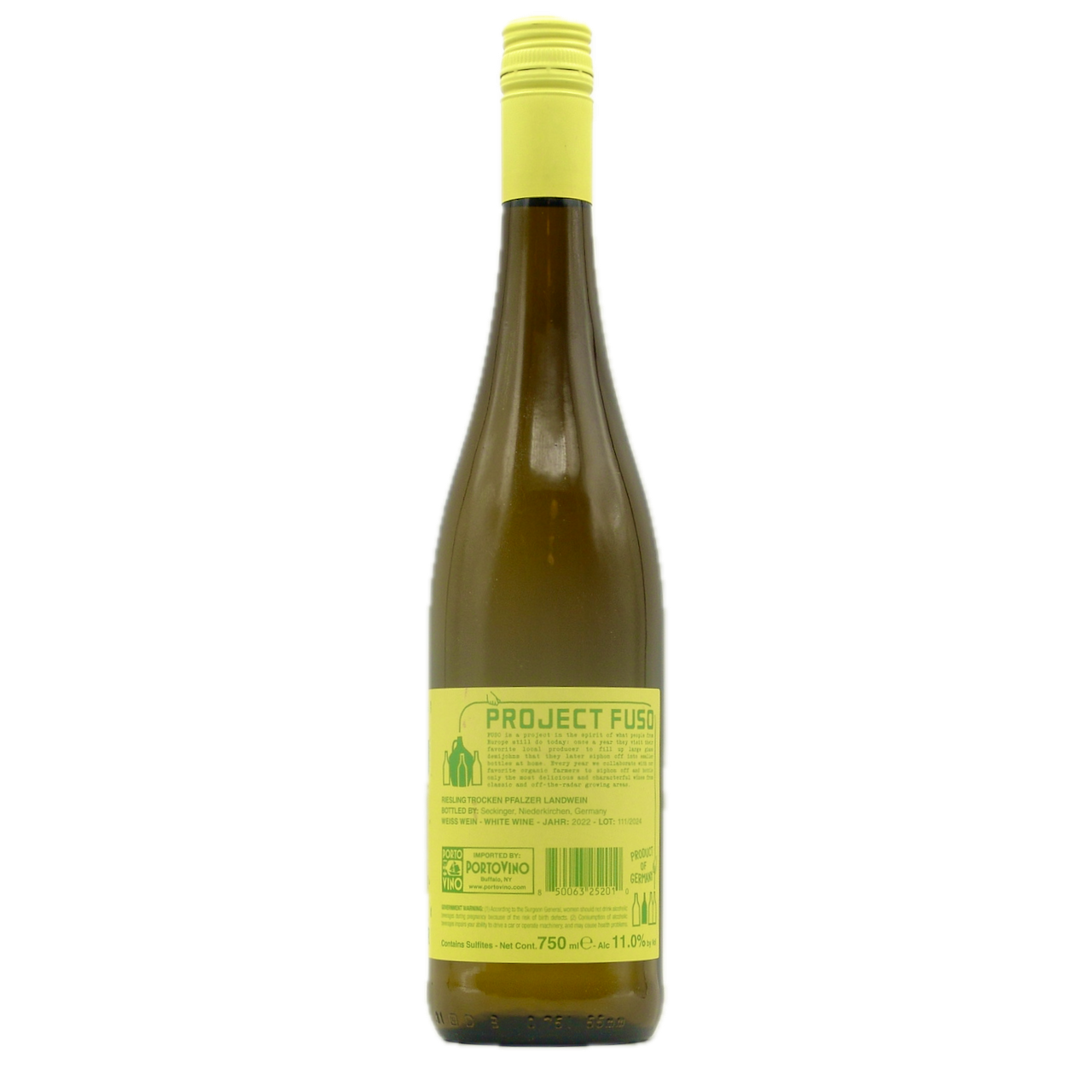 Pfalz Riesling Trocken 2024 Project FUSO "Glas" 750ml