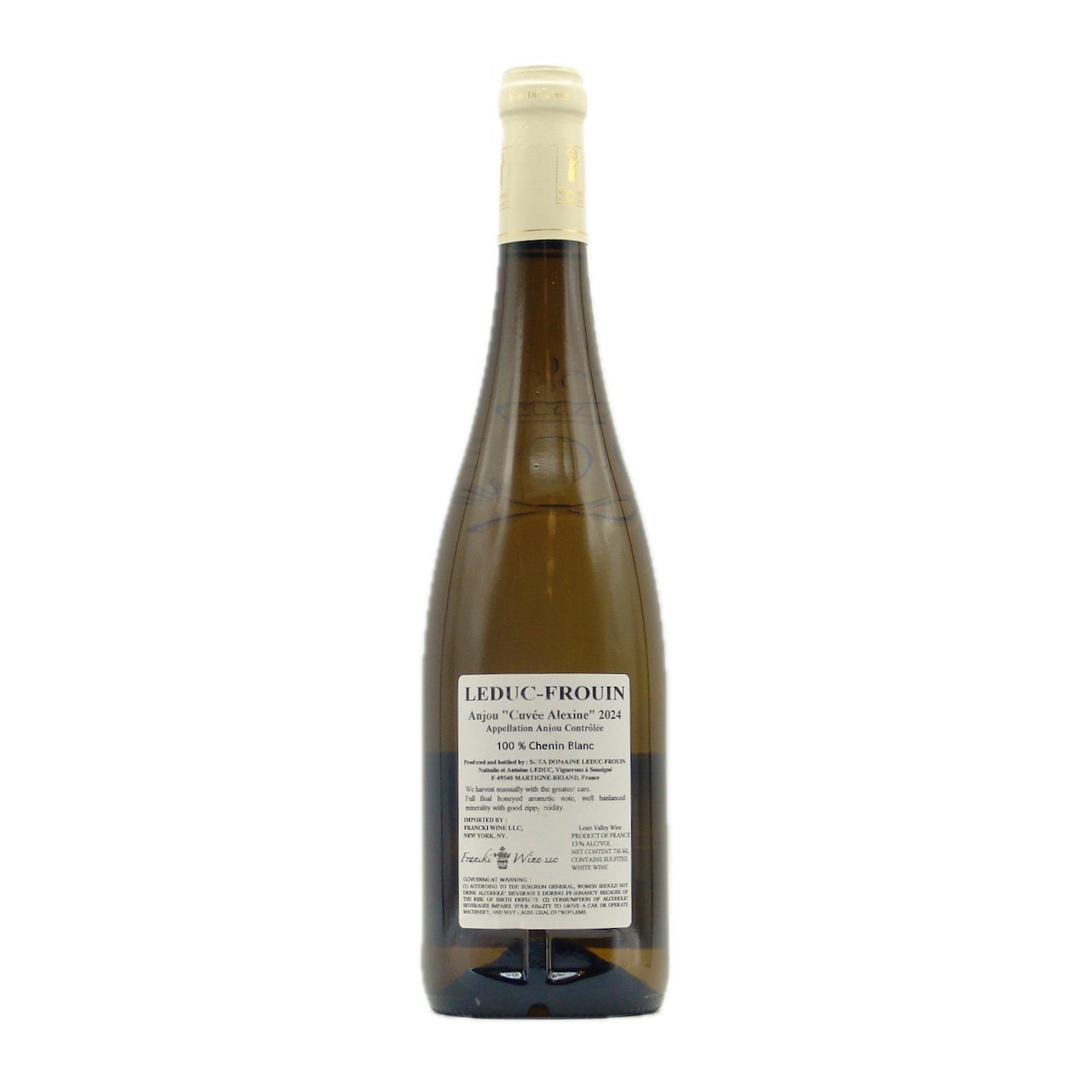 Anjou Blanc "Cuvee Alexine" 2024 Domaine Leduc Frouin  750ml