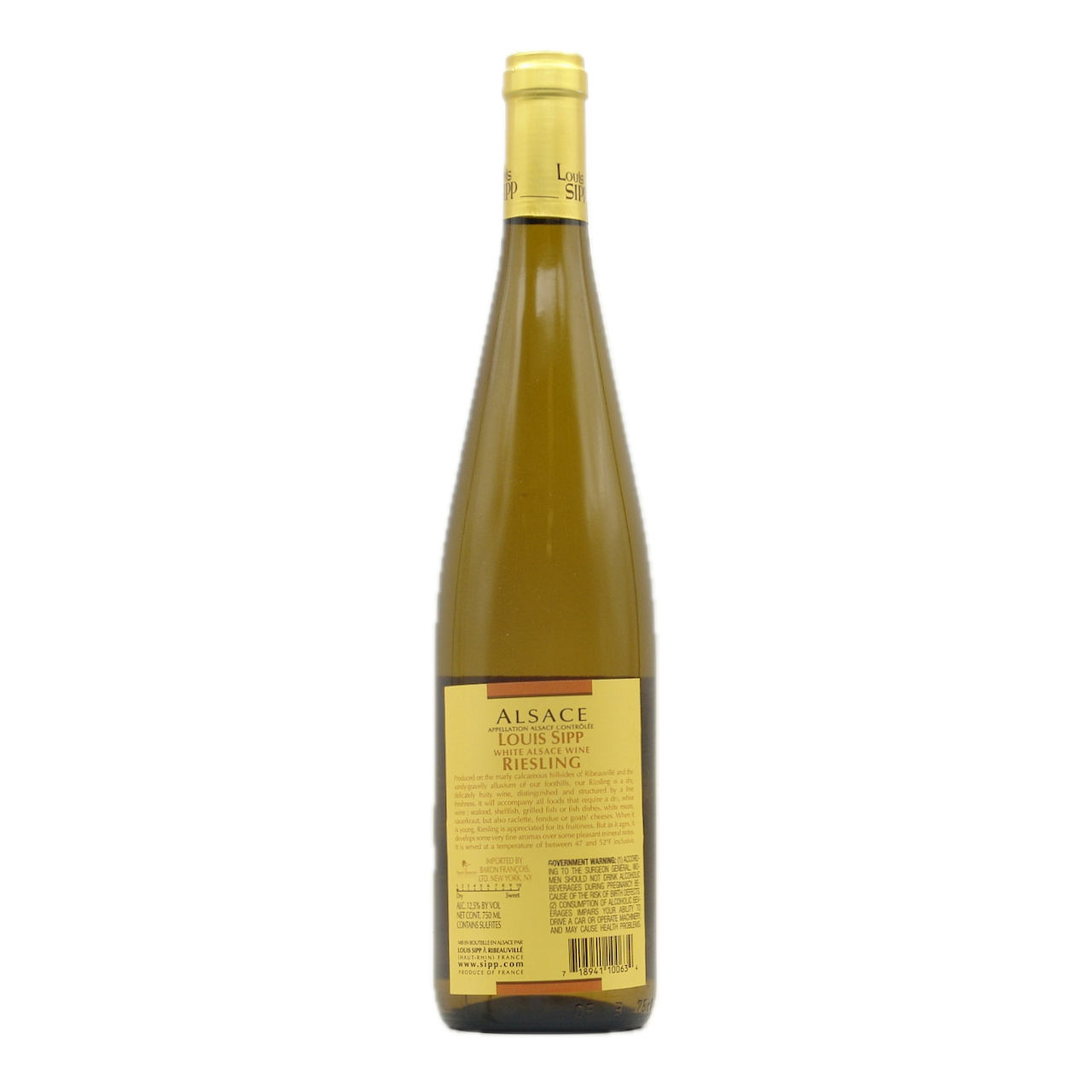 Alsace Dry Riesling 2022 Louis Sipp 750ml
