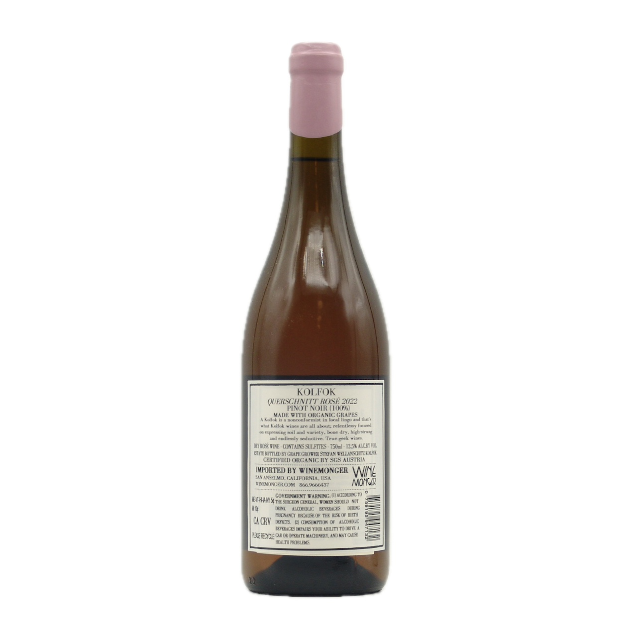 Austrian Pinot Noir Rose 2022 Kolfok 750ml