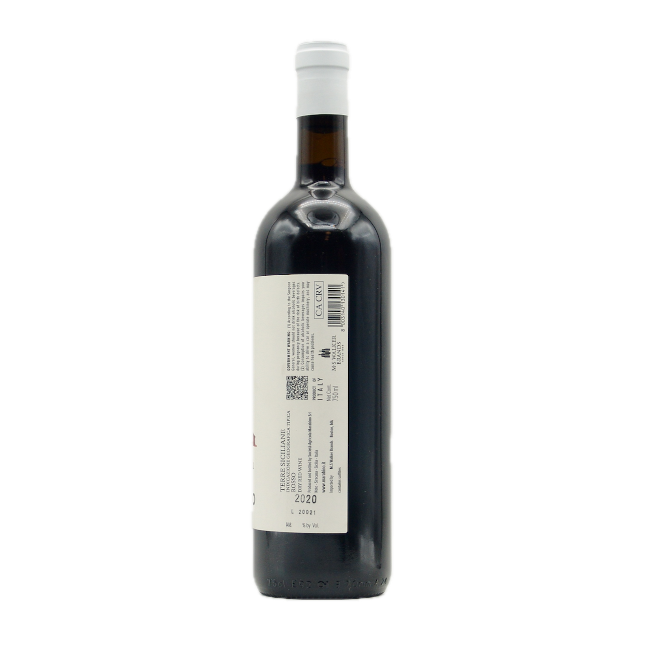 Siciliane Rosso di Contrada 2020 Agricola Marabino 750ml
