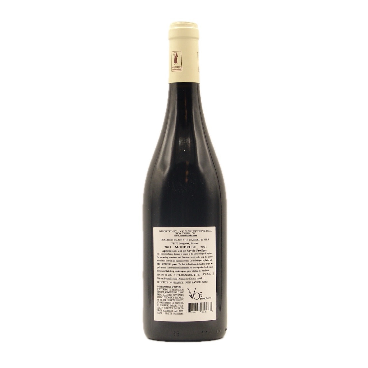 Savoie Mondeuse "Jongieux" 2021 Domaine Francois Carrel 750ml