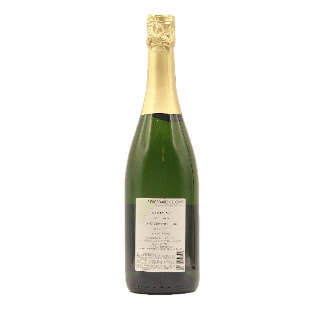Cremant du Jura Brut NV Domaine Vincent Richard "Harmonie" 750ml