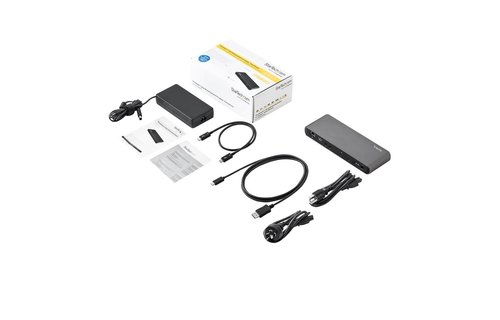StarTech Thunderbolt 3 Dock - Dual 4K video (Only 1 external display supported on Apple M1 computers)