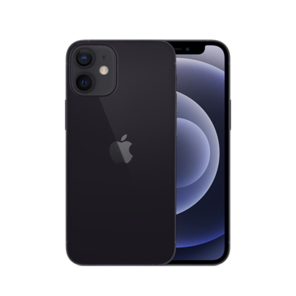 Apple Apple iPhone 12 mini 64GB Black (Unlocked and SIM-free) - No power  adapter or earpods included