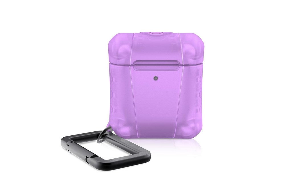 ItSkins Spectrum Frost Case for Airpods 1st/2nd gen Light Purple (NOT COMPATIBLE WITH AIRPODS PRO)