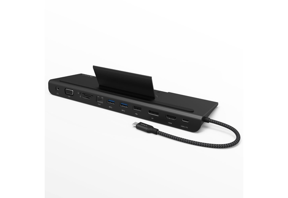 Adam Elements CASA Hub Pro USB-C 11-in-1 Full Function High Performance Charging Hub-Black