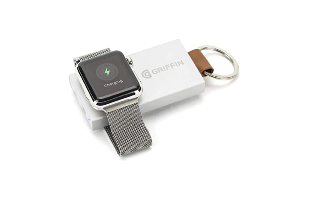 Griffin Travel Battery Pack for Apple Watches 38mm and 42mm (1050 mAh) Aluminum
