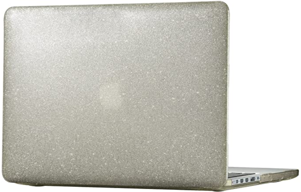 Speck Speck SmartShell Glitter Case for MacBook Pro Retina 13” (2013-2017)  Display Clear/Gold Glitter ALL SALES FINAL NO RETURNS OR EXCHANGES