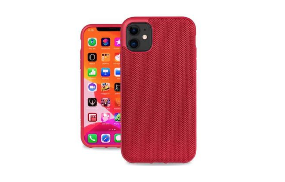 Evutec AERGO Ballistic Nylon Case w/Vent Mount iPhone 11 Red