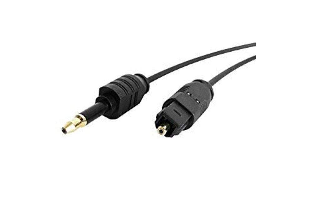 StarTech 6ft Thin Toslink to MiniPlug cable