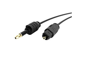 StarTech 6ft Thin Toslink to MiniPlug cable