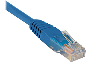 Tripplite 25ft Cat5e Ethernet Patch Cable Blue WSL