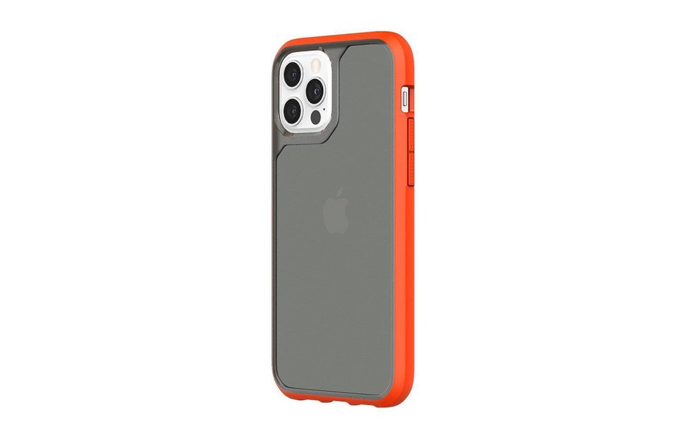 Griffin Survivor Strong Case for iPhone 12 Pro/12 Griffin Orange/Cool Grey