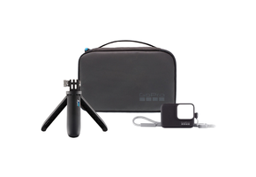 GoPro Travel Kit w/ Sleeve/Lanyard (All HERO7, HERO6/5 Black + HERO 2018) and Shorty (Mini Extension Pole + Tripod) for all GoPro cameras