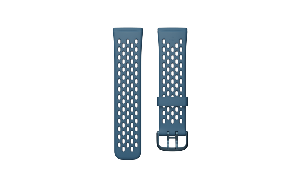 Fitbit Versa 3 & Sense Accessory Sport Band - Sapphire/Fog Grey - Small