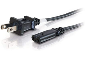 Cables to Go Power Cord for Apple TV/Mac Mini Black 6ft (NEMA 1-15P to IEC320C7)