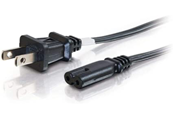 Cables to Go Power Cord for Apple TV/Mac Mini Black 6ft (NEMA 1-15P to IEC320C7)