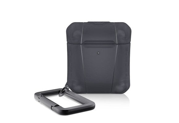 ItSkins Spectrum Frost Case for Airpods 1st/2nd gen Black (NOT COMPATIBLE WITH AIRPODS PRO)