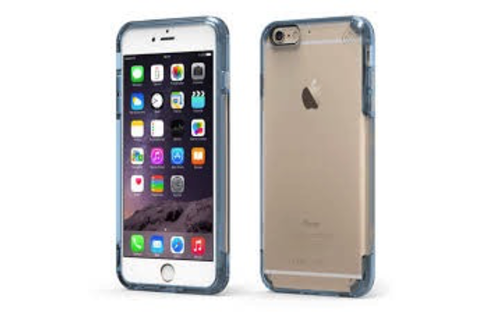 Pure Gear Slim Shell Pro Case for iPhone 6s/6 Plus Clear/Blue