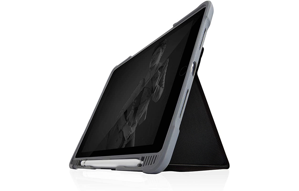 STM DUX Plus Duo Case for iPad 8th/7th gen 10.2” Black w/ Pencil Storage
