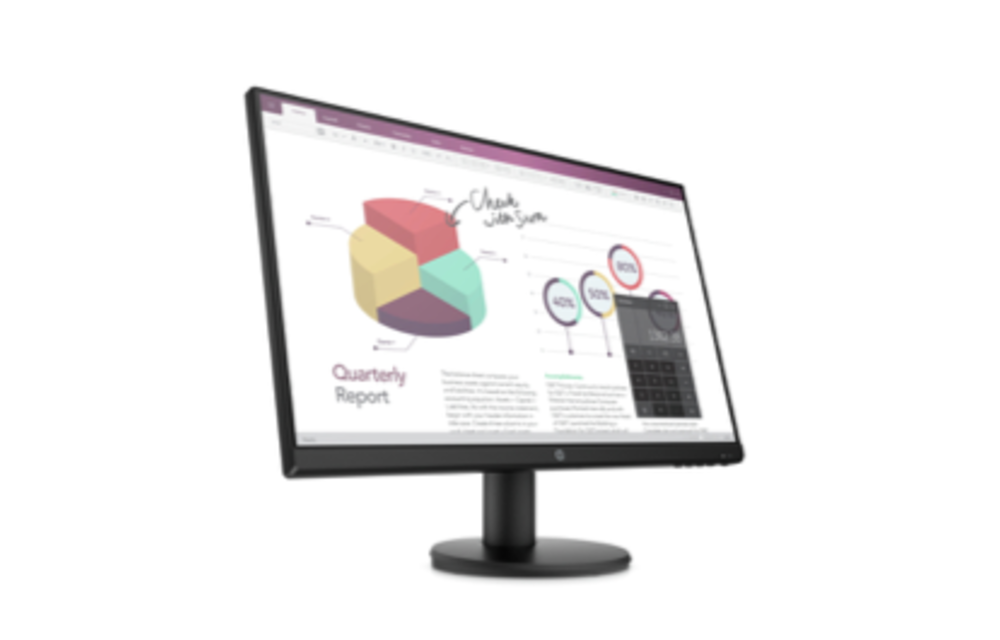 HP P24v G4 23.8-inch Monitor (1920 x 1080), No Height Adjustment, 3 year warranty