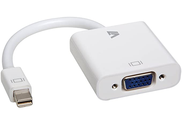 V7 Mini DisplayPort to VGA Adapter White