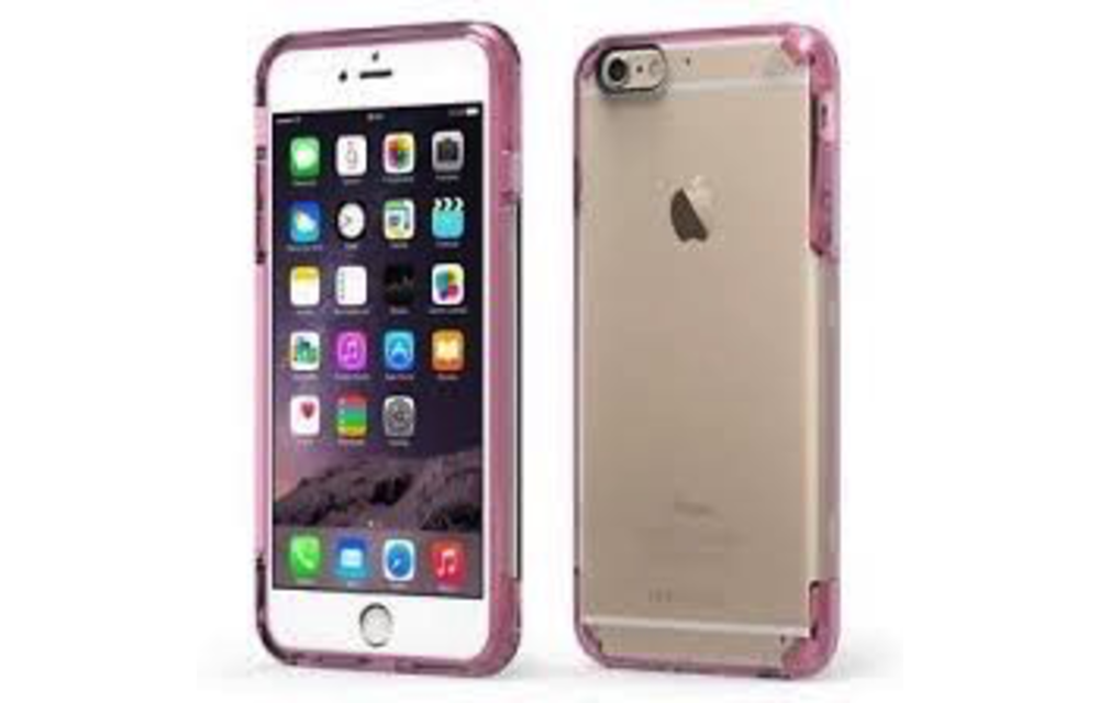 Pure Gear Slim Shell Pro Case for iPhone 6s/6 Plus Clear/Pink