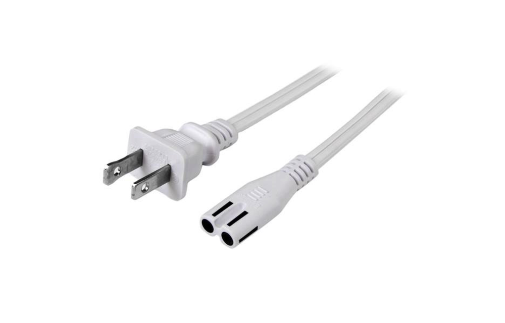 StarTech Power Cord for Apple TV/Mac Mini White 6ft WHILE SUPPLIES LAST