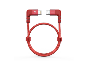 Adam Elements PeAk II Fleet LMB L30BD Lightning to Micro USB Cable for DJI Mavic Pro (not Spark) Red