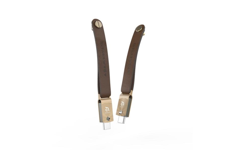 Adam Elements ROMA Dual USB-C/USB 3.0 Flash Drive 64GB - Gold