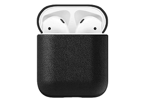 NOMAD Rugged Leather Case for Apple Airpods 1st/2nd gen Black (NOT COMPATIBLE WITH AIRPODS PRO) WHILE SUPPLIES LAST