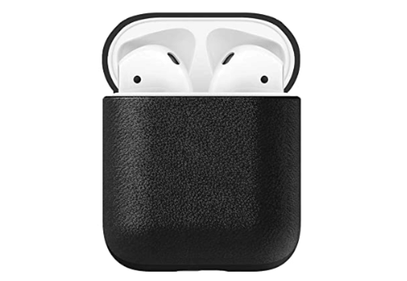 NOMAD Rugged Leather Case for Apple Airpods 1st/2nd gen Black (NOT COMPATIBLE WITH AIRPODS PRO) WHILE SUPPLIES LAST