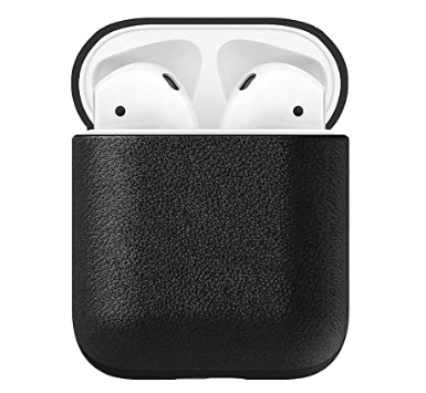 NOMAD Rugged Leather Case for Apple Airpods 1st/2nd gen Black (NOT COMPATIBLE WITH AIRPODS PRO) WHILE SUPPLIES LAST