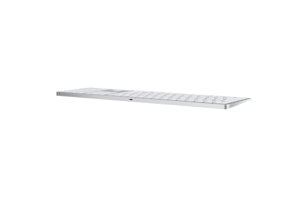 Apple Magic Keyboard with Numeric Keypad Silver w/ lightning USB cable