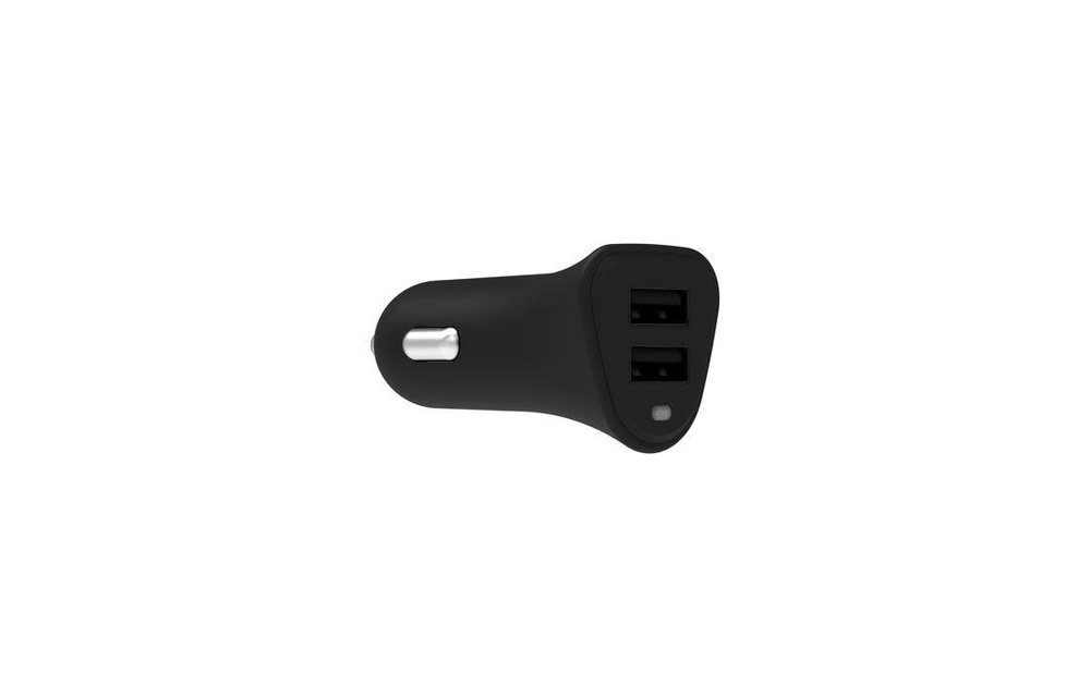 Griffin PowerJolt Dual Universal USB-A Car Charger 12W - Black