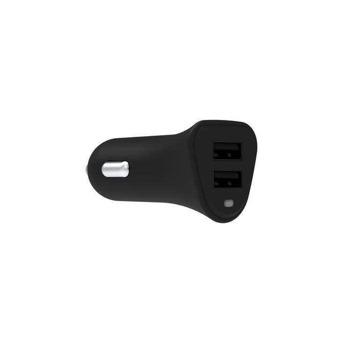 Griffin PowerJolt Dual Universal USB-A Car Charger 12W - Black