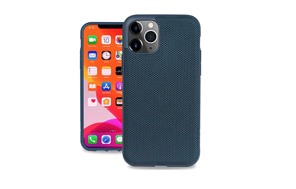 Evutec AERGO Ballistic Nylon Case w/Vent Mount iPhone 11 Pro Max Blue